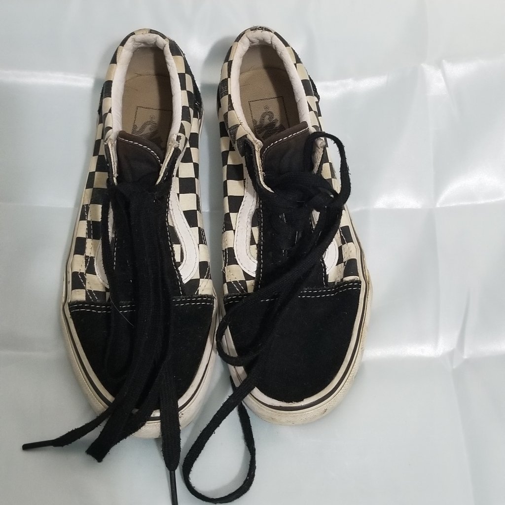 Van's Old Skool Primary Check Shoe Size 7.5 Men; 6 Women